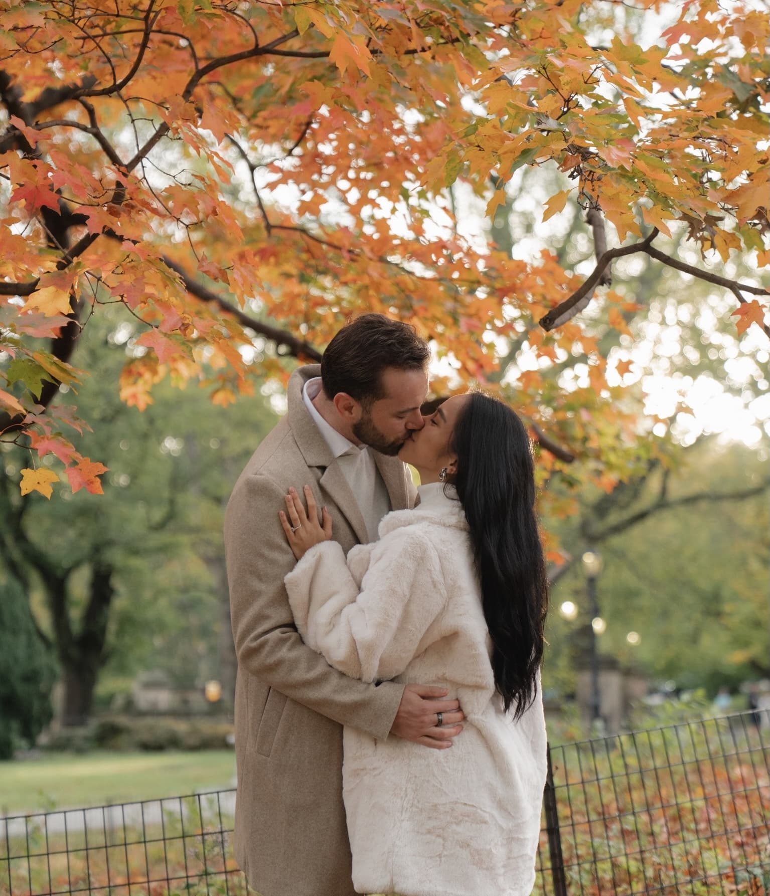 Autumn kiss